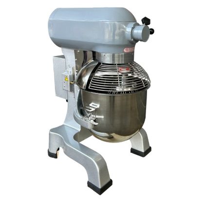 图片 Black Diamond 20 夸脱行星式搅拌机，商业级，120V，1.5 HP，不锈钢碗，灰色