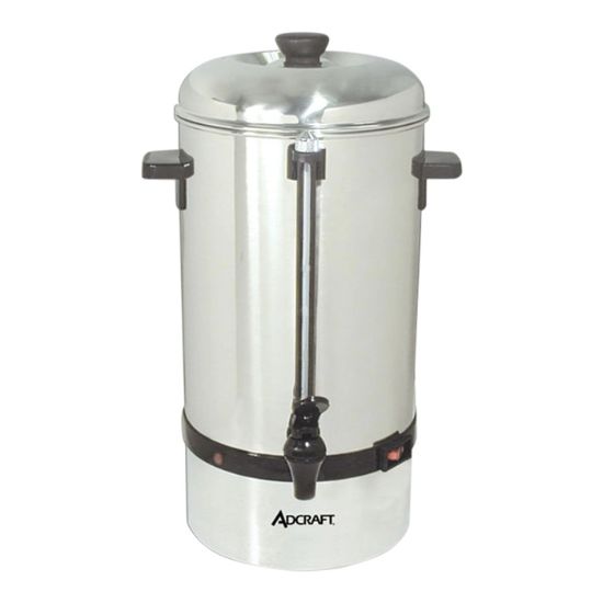 图片 Adcraft 咖啡渗滤器，100 杯，不锈钢 (CP-100)