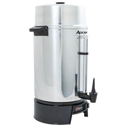 图片 Adcraft 100 杯咖啡壶，1500W，银色