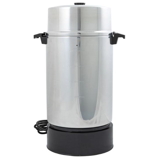图片 Adcraft 100 杯咖啡壶，1500W，银色