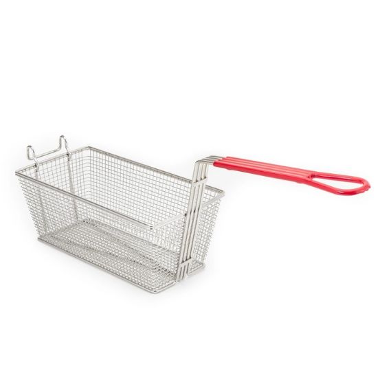 图片 Adcraft 炸篮，12-7/8" x 6-1/2" x 5-3/8"，红色 (FBR-13612)