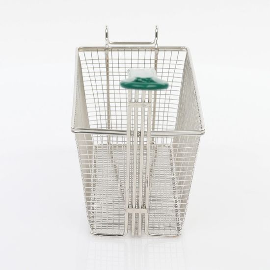 图片 Adcraft 炸篮，12-7/8" x 6-1/2" x 5-3/8"，绿色 (FBR-16315)