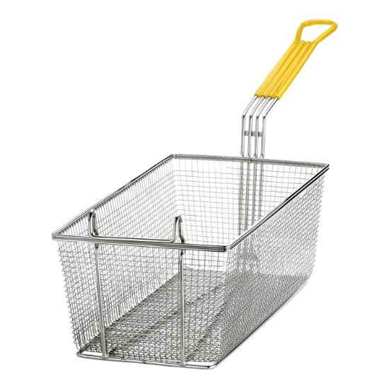图片 Adcraft 炸篮，12-7/8" x 6-1/2" x 5-3/8"，黄色 (FBR-16834)