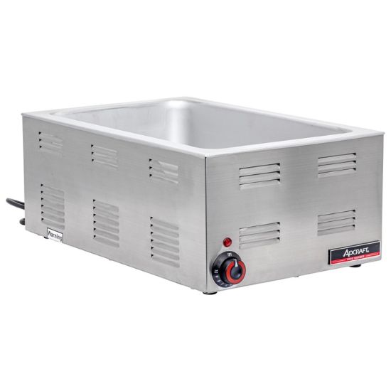 图片 Adcraft 全尺寸食物保温器，1200W，不锈钢 (FW-1200W)