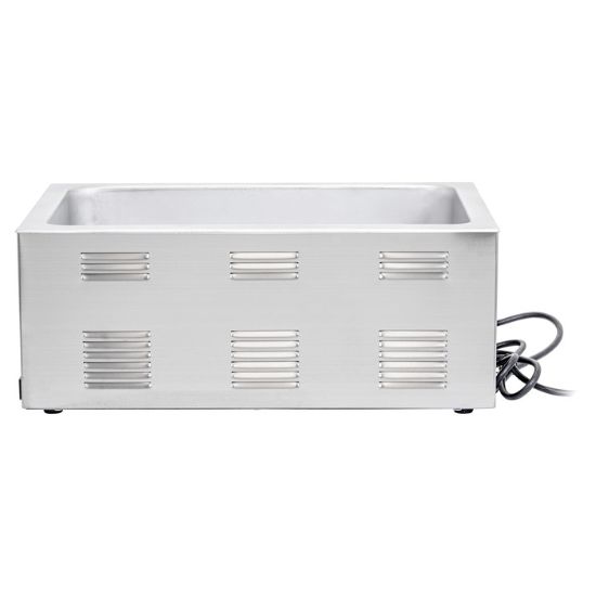 图片 Adcraft 全尺寸食物保温器，1200W，不锈钢 (FW-1200W)