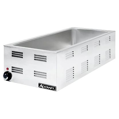 图片 Adcraft 4/3 尺寸食物保温器，1500W，不锈钢 (FW-1500W)