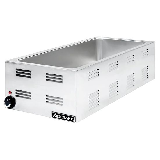 图片 Adcraft 4/3 尺寸食物保温器，1500W，不锈钢 (FW-1500W)