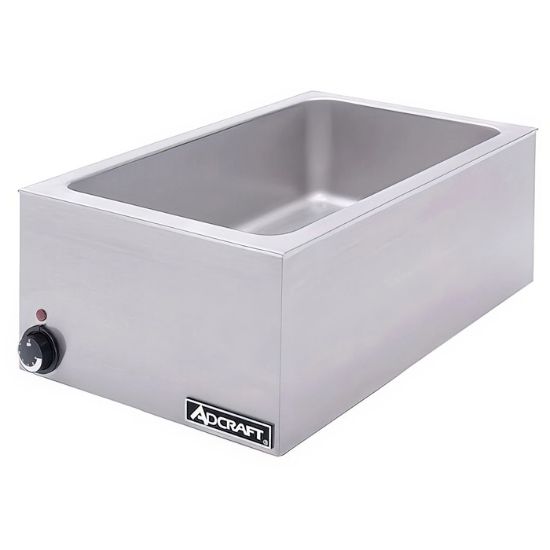 图片 Adcraft 全尺寸食品炊具/保温器，1500W，不锈钢 (FW-1500W/C)