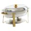图片 Adcraft 镀金 Regent 金龟子，6 夸脱，椭圆形