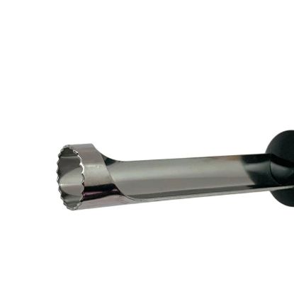 图片 Adcraft Get-A-Grip 水果/苹果去核器，带山都平手柄，不锈钢/黑色