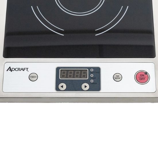 图片 Adcraft 嵌入式电磁炉，银色/黑色 (IND-A120V)
