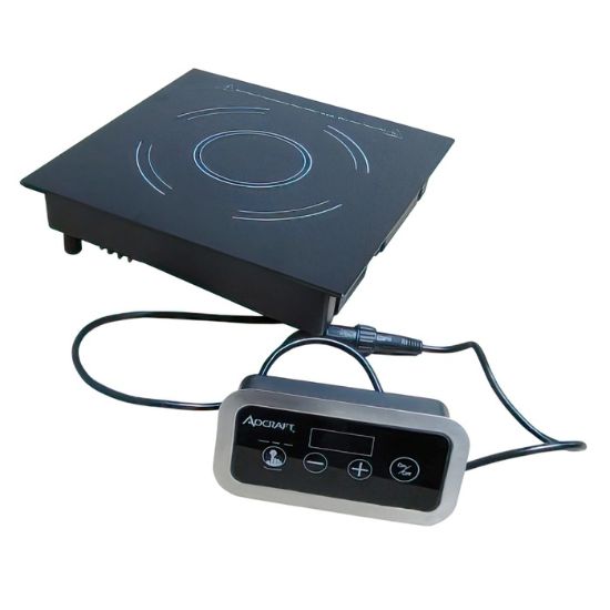 图片 Adcraft 嵌入式电磁炉带遥控，120V，黑色 (IND-DR120V)