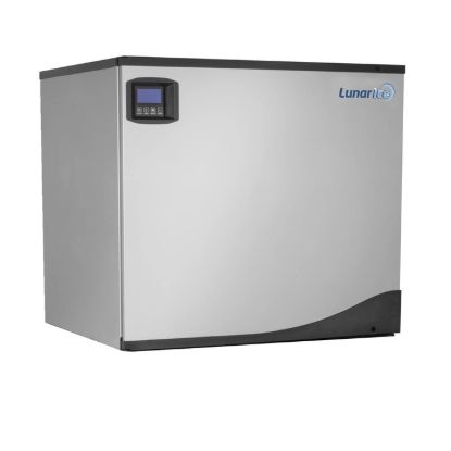 图片 Lunar Ice 模块化制冰机，30 英寸宽，521 磅，全骰子冰块，不锈钢材质