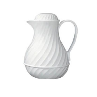 图片 Adcraft 隔热饮料服务器-白色 20 盎司。