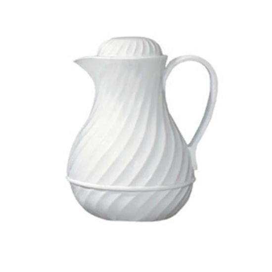 图片 Adcraft 保温饮料服务器-白色 64 盎司。