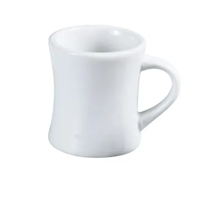 图片 AC-75-H Abco 3 1/4" 哈特福德马克杯白色 8 盎司