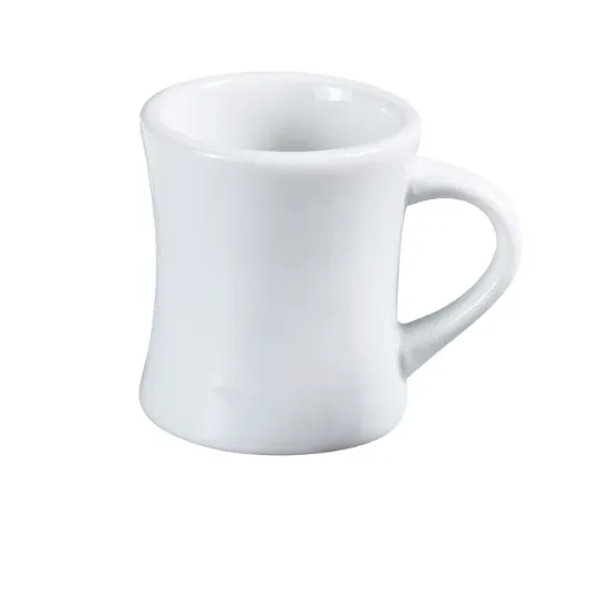 图片 AC-75-H Abco 3 1/4" 哈特福德马克杯白色 8 盎司