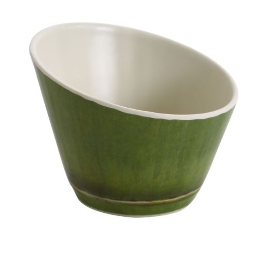 图片 BA-406 竹子风格 6 1/2" X 3 3/4" 透明碗 32 盎司