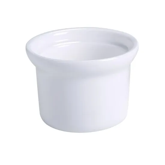 图片 BK-105 配件 4 1/2" X 4 1/2" 汤碗/洋葱汤罐 16 盎司骨白色