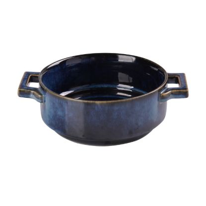 图片 BL-907 蓝星 7-1/2" X 2-3/8" 带手柄圆形烤盘 20 盎司，内径 5 3/4"