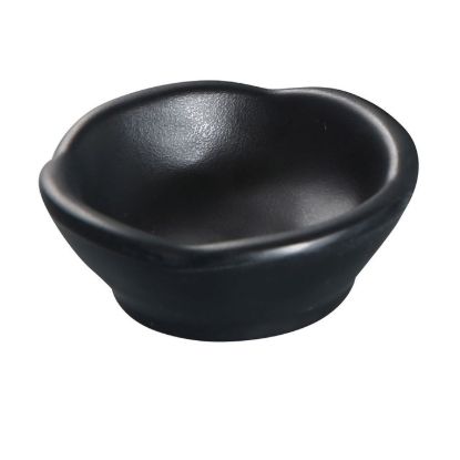 图片 BP-0003 黑珍珠 3 3/4" X 2 1/4" 酱盘 2.5 盎司