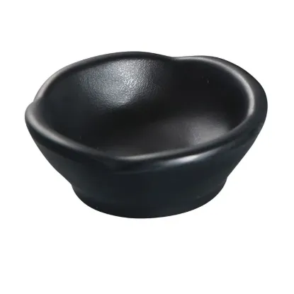 图片 BP-0003 黑珍珠 3 3/4" X 2 1/4" 酱盘 2.5 盎司