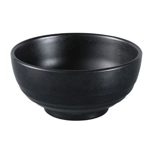 图片 BP-3006 黑珍珠 6″ X 3″ Woodong 面碗 26 盎司