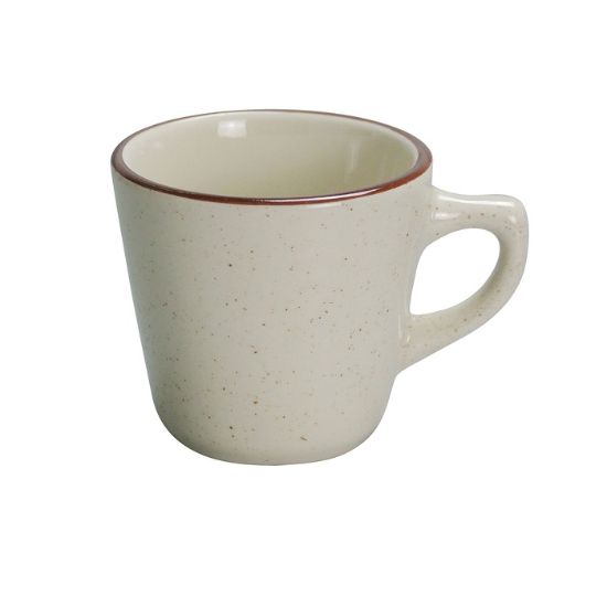 图片 BR-1 棕色斑点 3 3/4" X 2 1/2"H 高杯 7 盎司