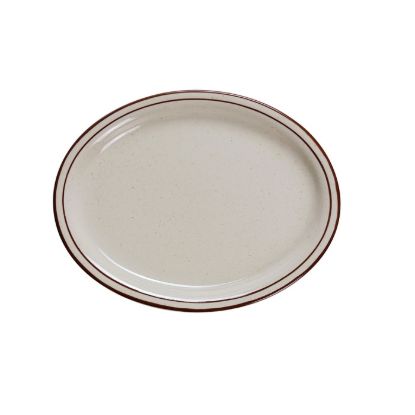 图片 BR-12 棕色斑点 9 1/2" X 7 1/2" 拼盘