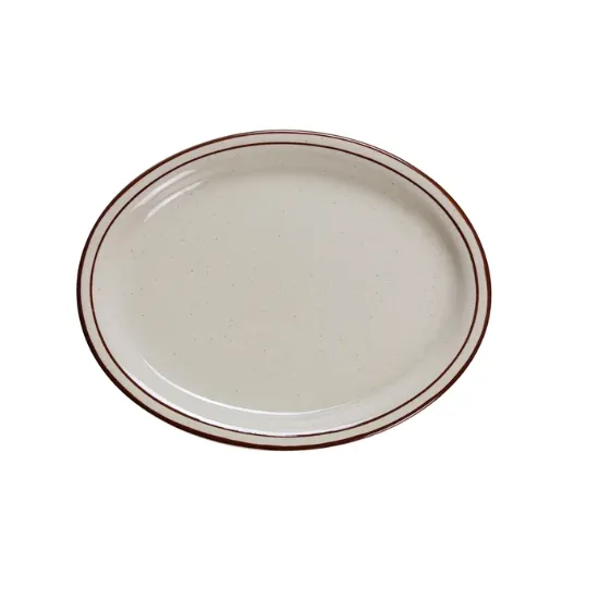 图片 BR-13 棕色斑点 11 1/2" X 9 1/2" 拼盘