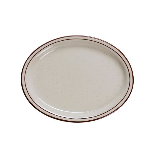 图片 BR-14 棕色斑点 13 1/4" X 10 1/4" 拼盘