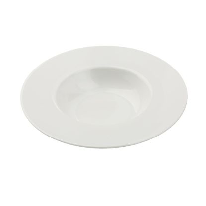 图片 CA-610 Cambria 9 1/2" X 5 1/8" X 2" 甜点盘 10 盎司
