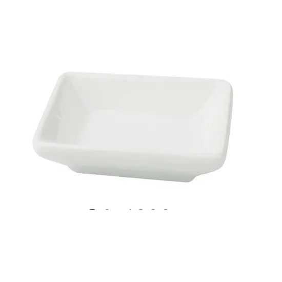 图片 CA-4030 Cambria 3″ X 2 1/4″ X 3/4″ 酱盘 1 盎司