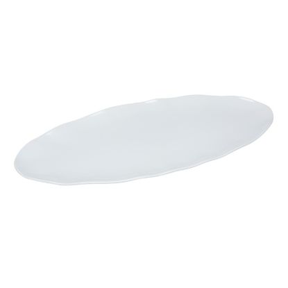 图片 CAT-2024W 餐饮 24" X 10" 椭圆形拼盘 – 白色