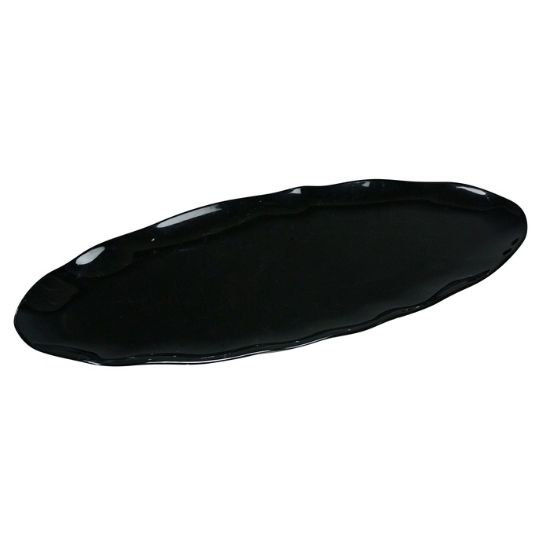 图片 CAT-2030B 餐饮 30" X 12" 椭圆形拼盘 – 黑色