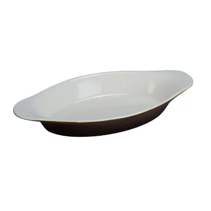 图片 CO-15-B 配件 10 3/4″X5 1/2″X1 1/2″ 威尔士稀有比特椭圆形白色/棕色 15 盎司