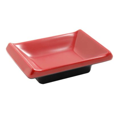 图片 CR-4046 黑红 3 3/4" X 2 1/2" 酱盘
