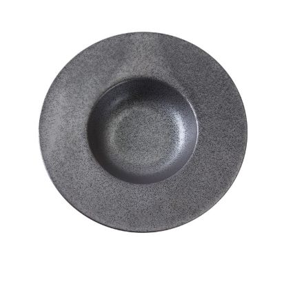 图片 DB-610 钻石黑 9 1/4" X 5" X 1 7/8" 甜点盘 10 盎司