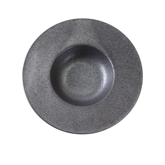 图片 DB-610 钻石黑 9 1/4" X 5" X 1 7/8" 甜点盘 10 盎司