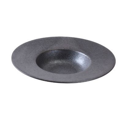 图片 DB-611 钻石黑 11 1/2" X 6" X 2 3/8" 甜点盘 16 盎司