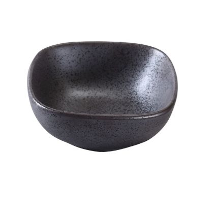 图片 DB-3003 钻石黑色 4″ X 4″ X 1 3/4″ 方形碗 6 盎司