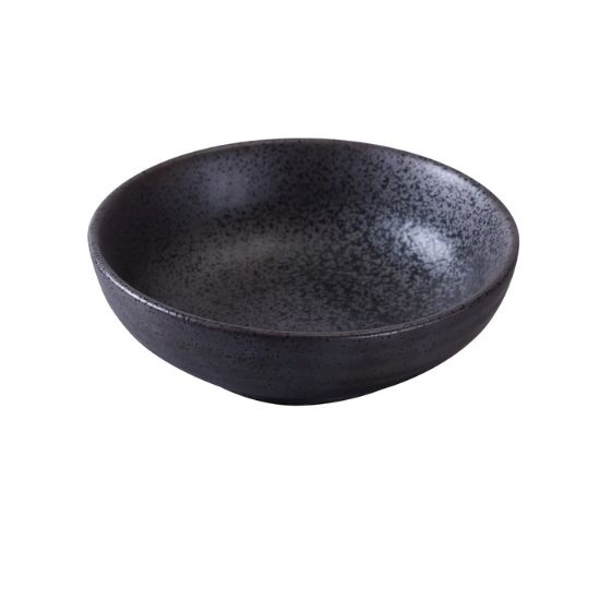 图片 DB-3006 钻石黑 5 英寸 X 1 3/4 英寸沙拉碗 9 盎司