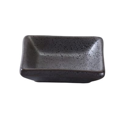 图片 DB-4030 钻石黑 3″ X 2 1/4″ X 3/4″ 酱盘 2 盎司