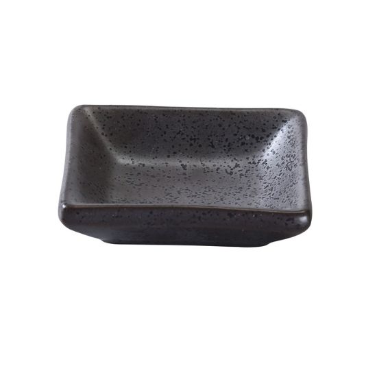 图片 DB-4030 钻石黑 3″ X 2 1/4″ X 3/4″ 酱盘 2 盎司