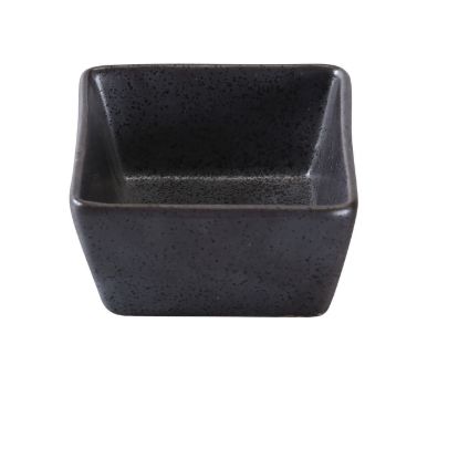 图片 DB-4031 钻石黑 3″ X 3″ X 1 3/4″ 方形酱盘 4 盎司