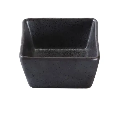 图片 DB-4031 钻石黑 3″ X 3″ X 1 3/4″ 方形酱盘 4 盎司