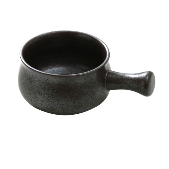 图片 DB-4105 钻石黑色 4 3/4" X 3" 带盖煎锅 22 盎司
