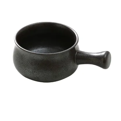 图片 DB-4105 钻石黑色 4 3/4" X 3" 带盖煎锅 22 盎司