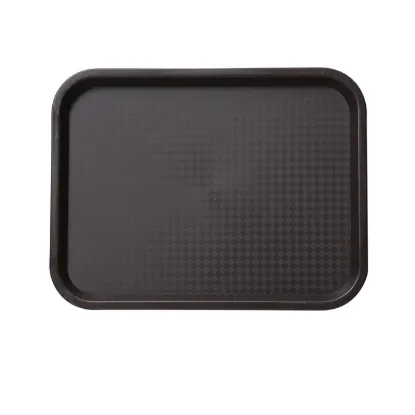 图片 FT-14BR 服务托盘 14" X 10" 快餐托盘 棕色
