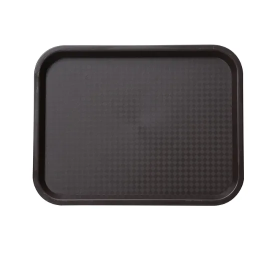 图片 FT-14BR 服务托盘 14" X 10" 快餐托盘 棕色